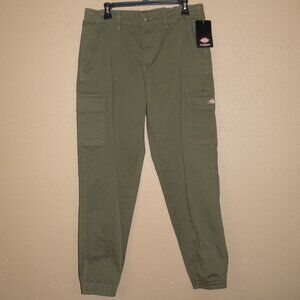 NWT Dickies High Rise Pants Workwear Jogger Utility Cargo Sz 32 R